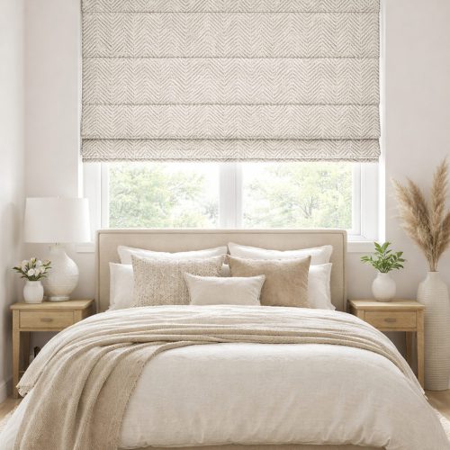 Ashmore Dove Roman Blind