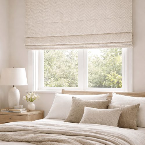 Ashmore Linen Roman Blind