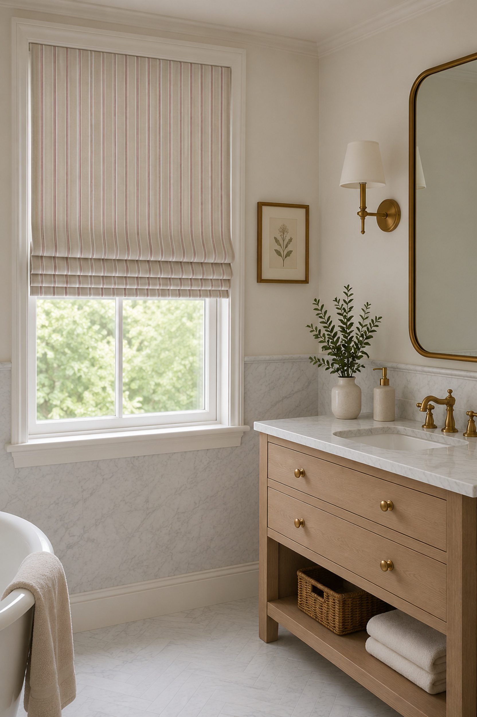 Aurea Terracotta Roman Blind