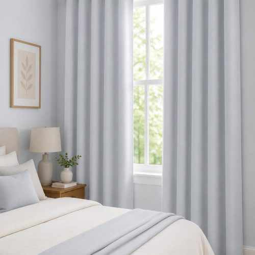 Bilbao Powder Blue Curtain