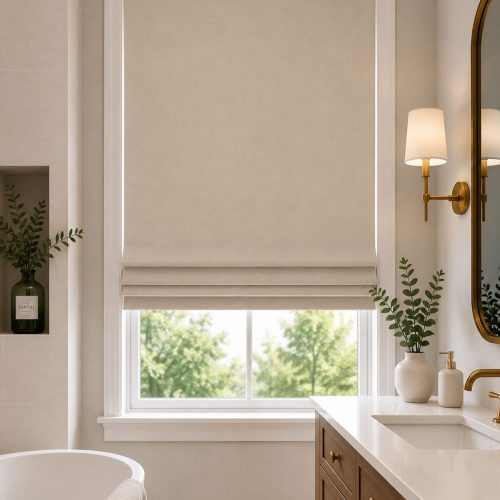 Bilbao Rice Roman Blind