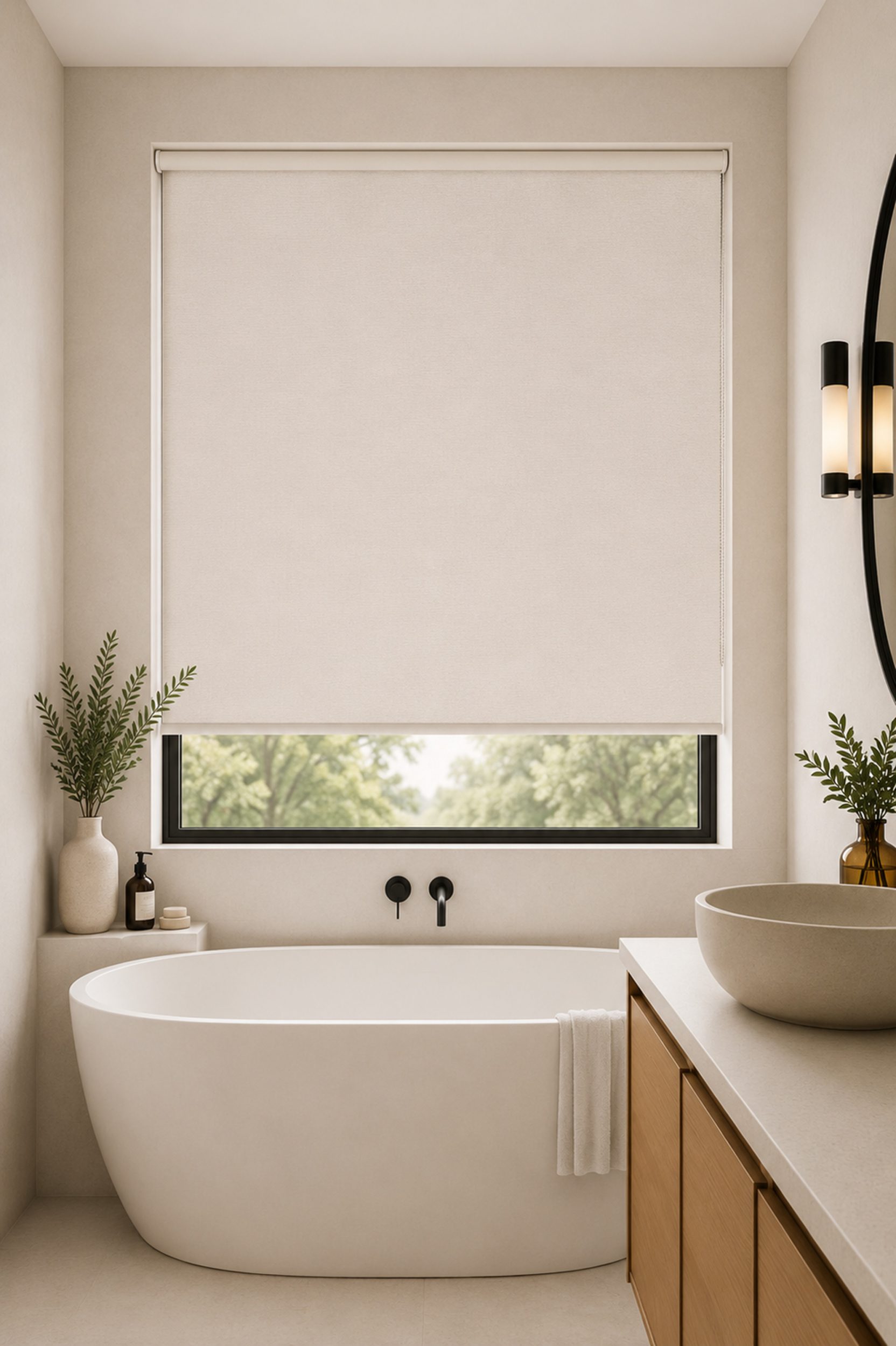 Bilbao Silver Roller Blind