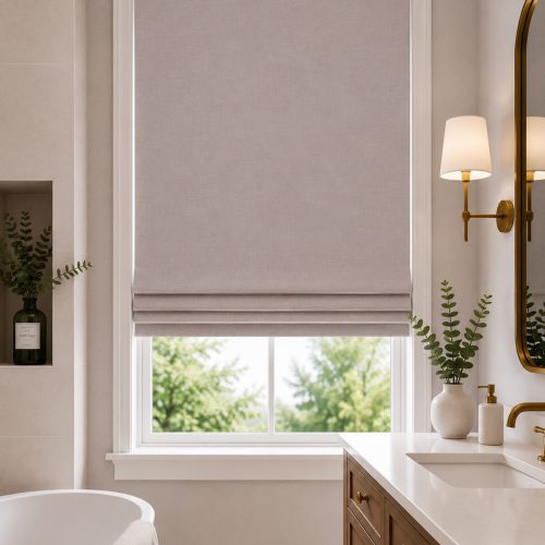 Bilbao Travertine Roman Blind