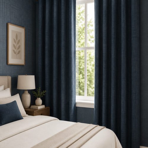 Dune Indigo Curtain