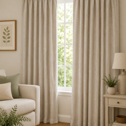 Hopsack Stripe Natural