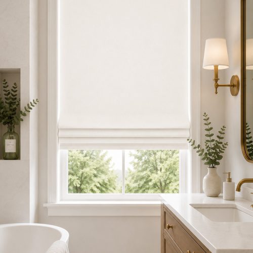 Linara Coconut Roman Blind