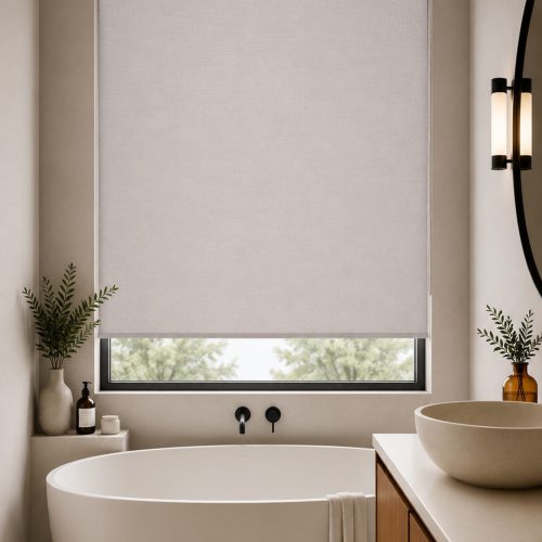 Linara Feather Grey Roller Blind