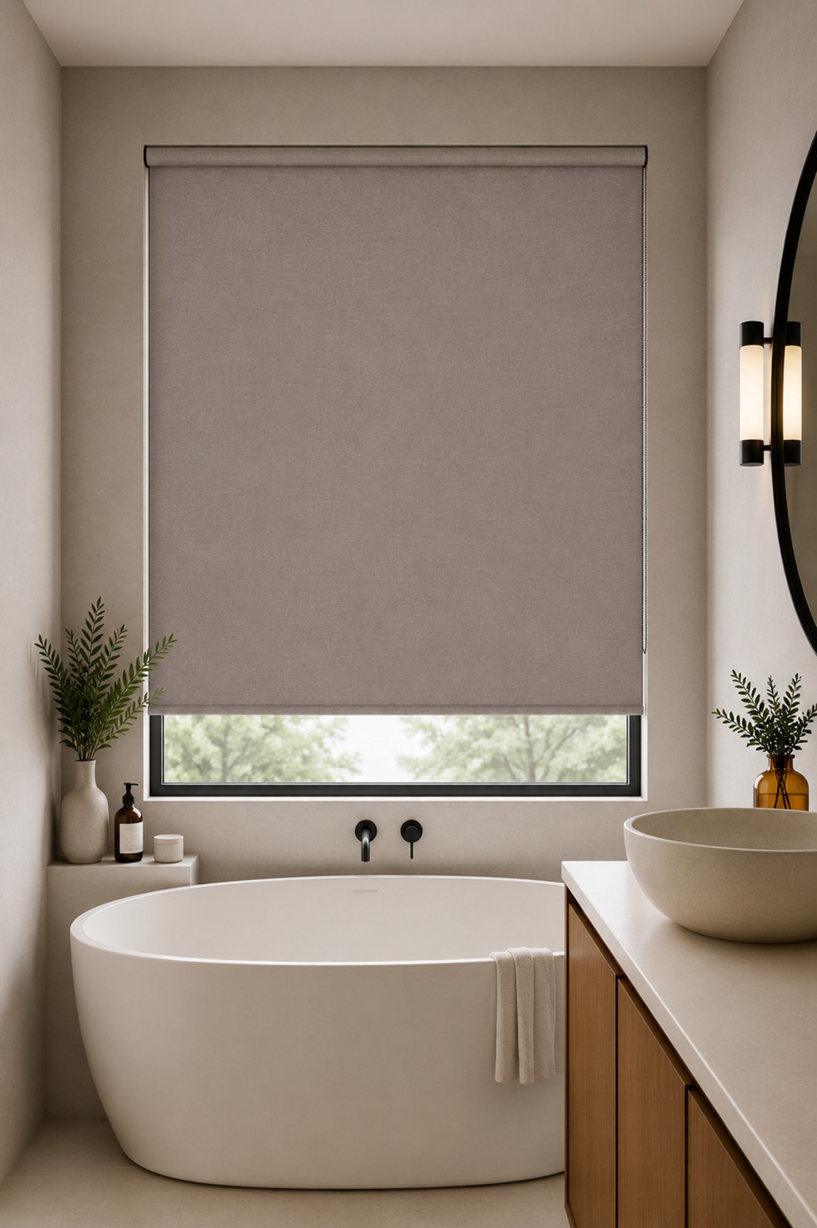Linara Gris Roller Blind