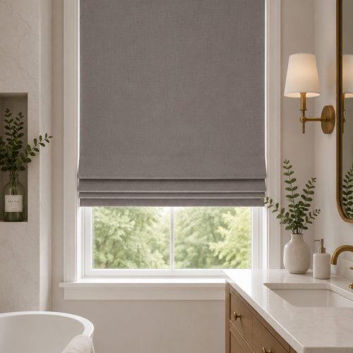 Linara Gris Roman Blind