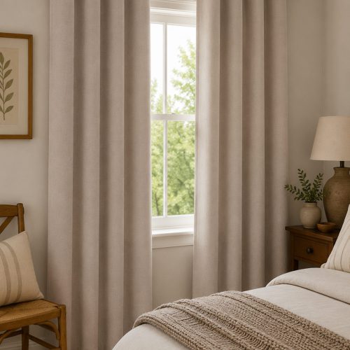 Linara Nougat Curtain