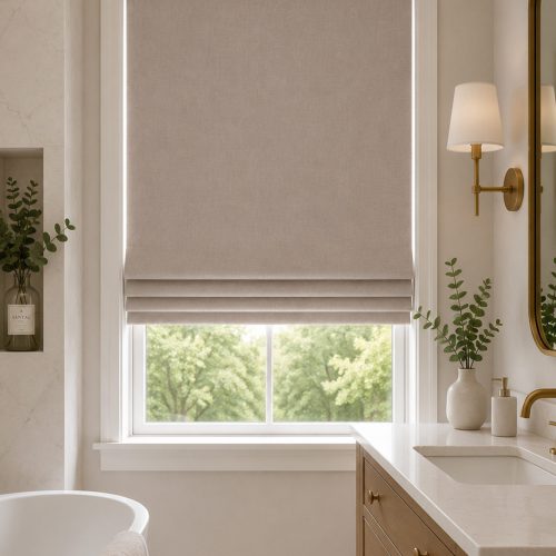 Linara Nougat Roman Blind