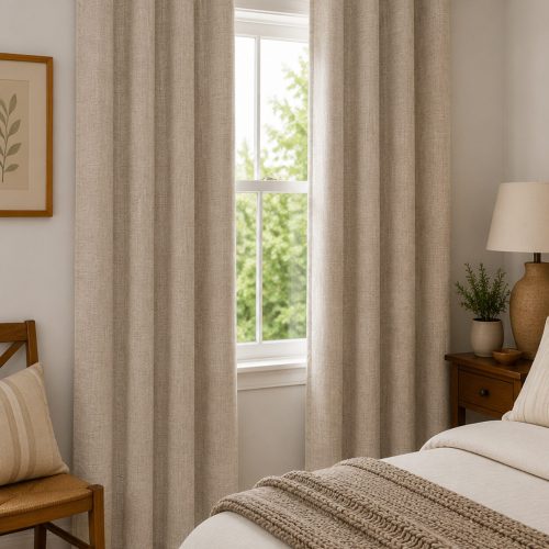 Linen 25 Rustic Curtain