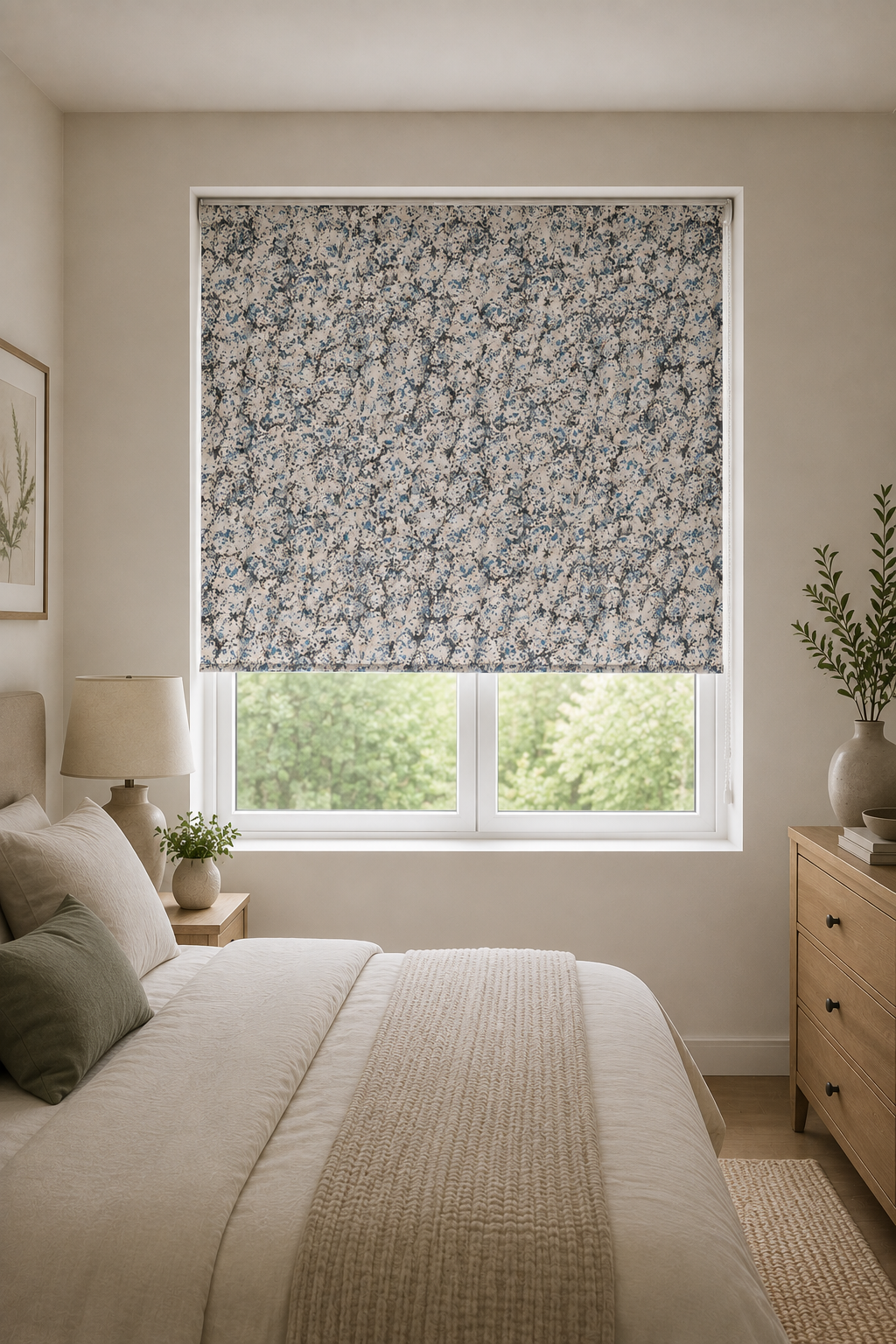 Aconite Ink-Lapis Roller Blind