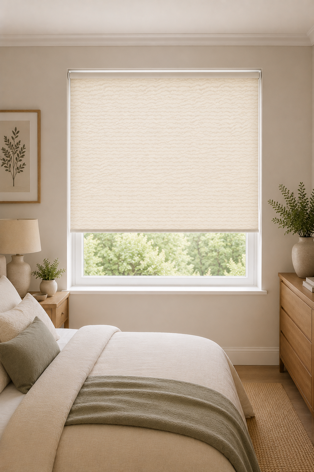 Aiko Ivory Roller Blind