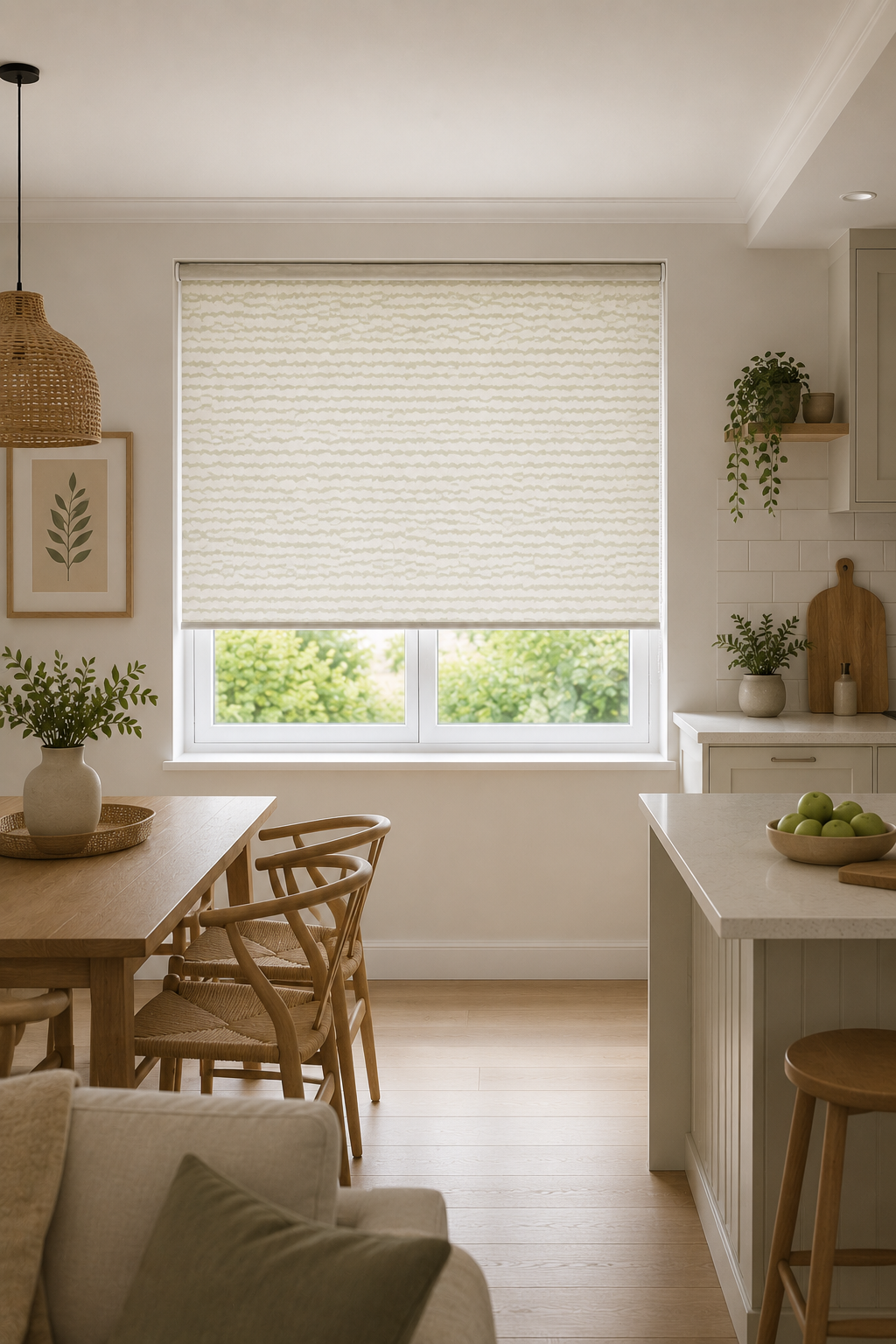 Aiko Sage Green Roller Blind