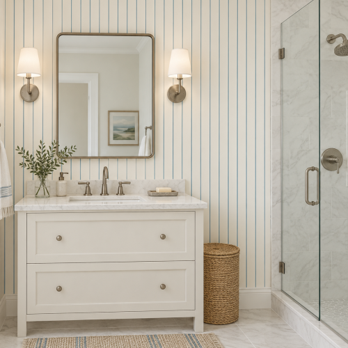 Alma Wallcovering Boathouse Blue
