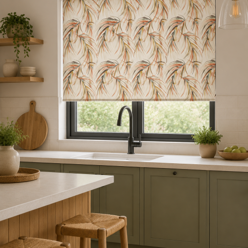 Alvaro Harissa-Jute-Jet Roller Blind