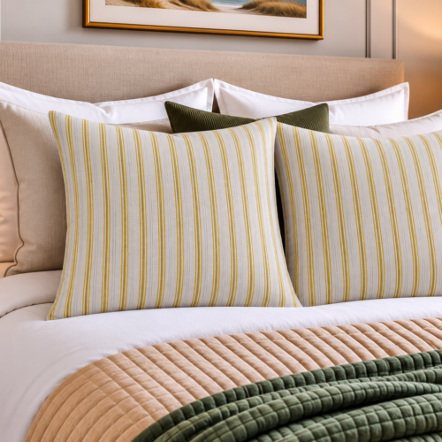 Atlanta Ochre Cushion