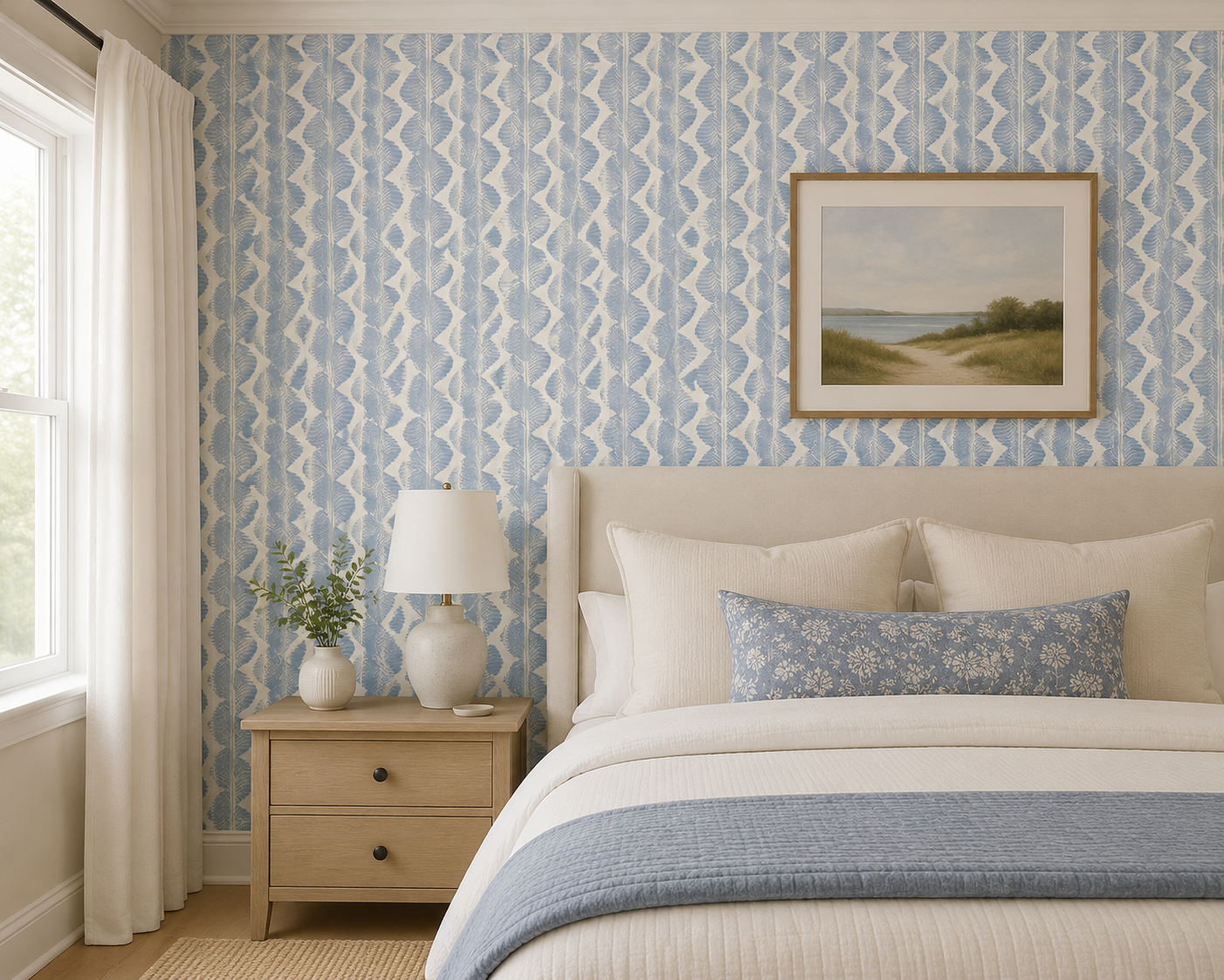 Aubin Wallcovering Boathouse Blue