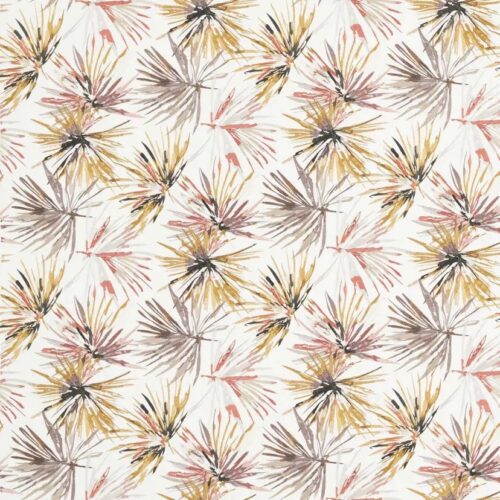 Aucuba Embroidery Paprika-Ochre