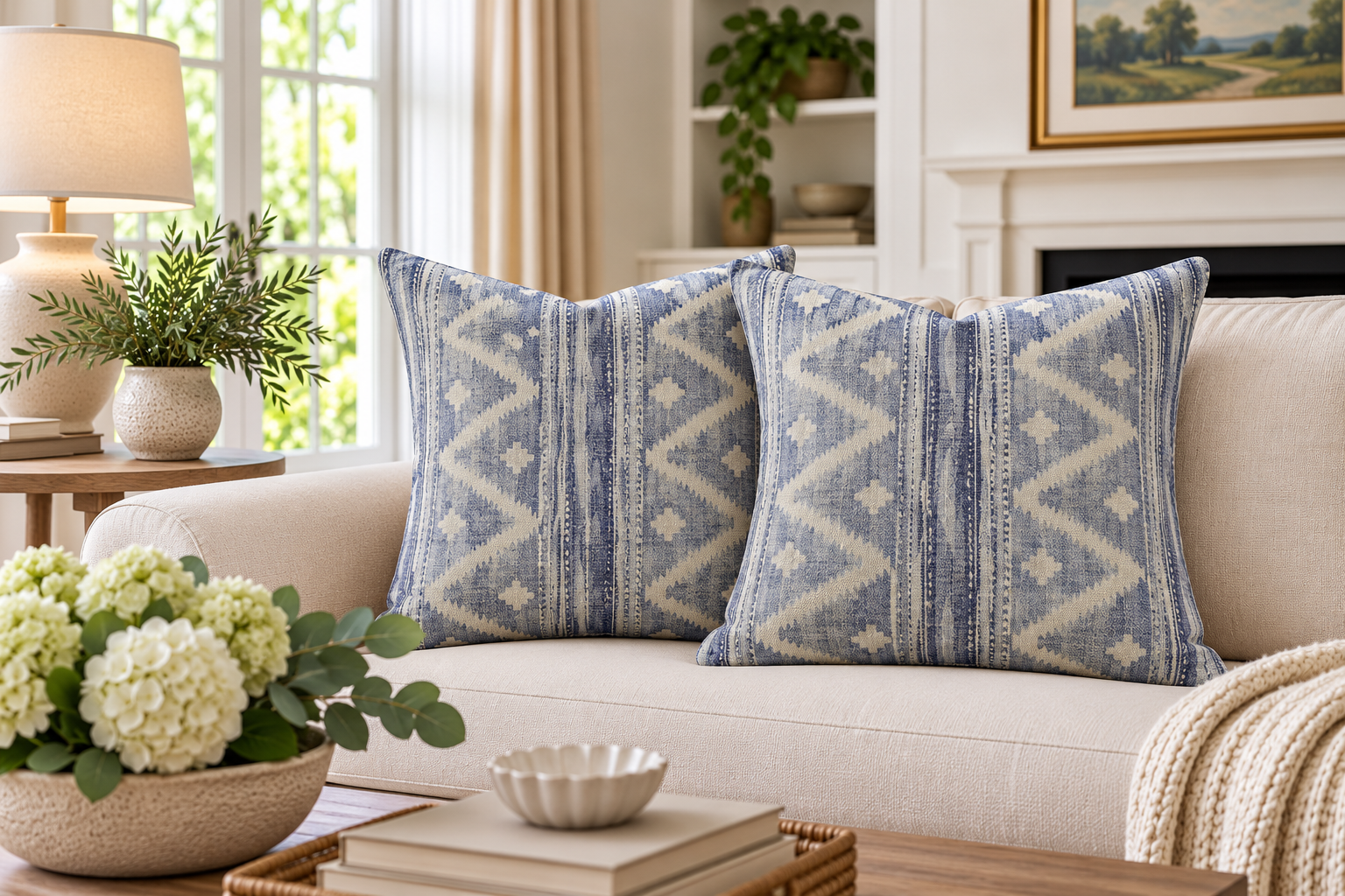 Babylon Denim Cushion