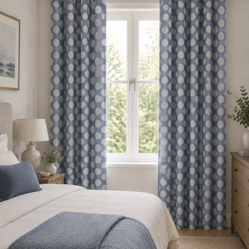 Beehive Denim Curtain