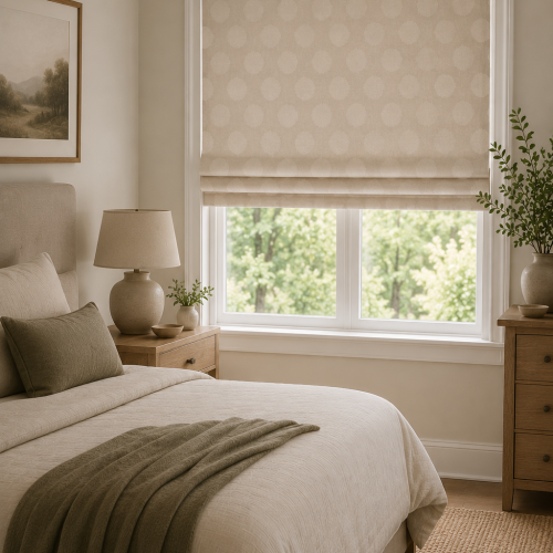 Beehive Stone Roman Blind