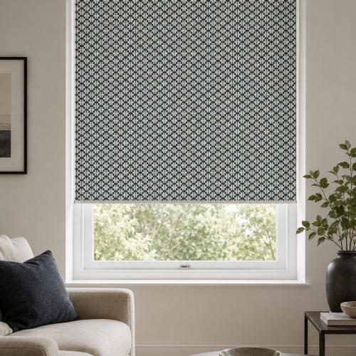 Brook Navy Roller Blind