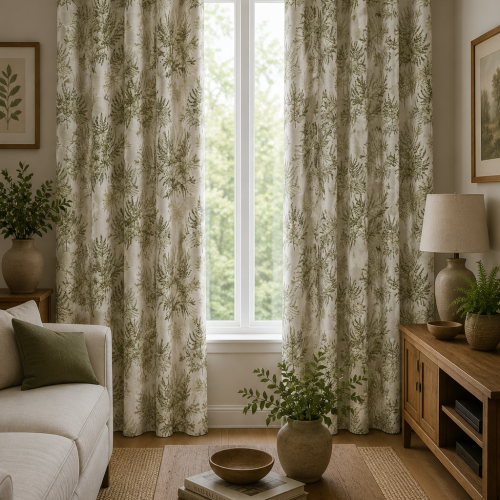 Brooklyn Leaf Curtain