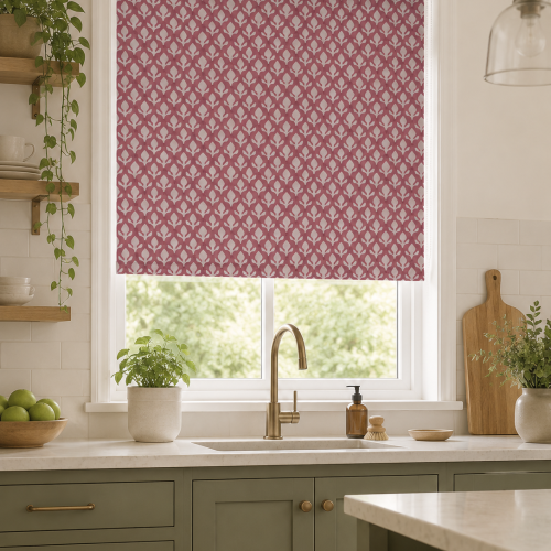 Bud Pink Roller Blind