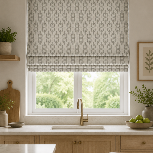 Burlington Cloud Roman Blind