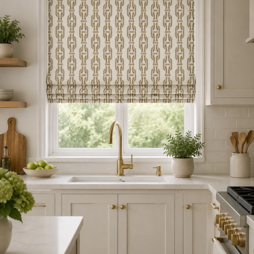 Burlington Tan Roman Blind