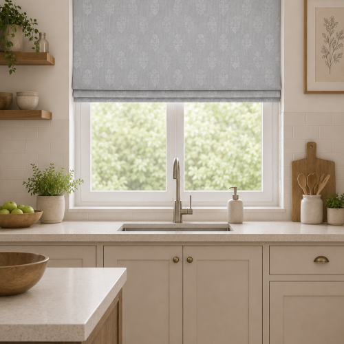 Buttercup Cloud Roman Blind