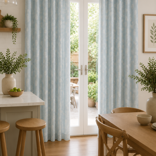 Buttercup Duckegg Curtain