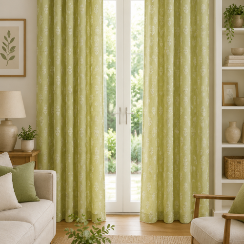 Buttercup Fennel Curtain