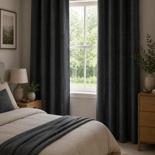 Cambridge Charcoal Curtain