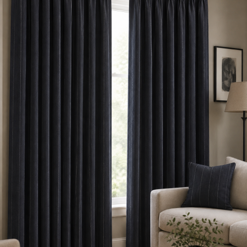 Cambridge Navy Curtain