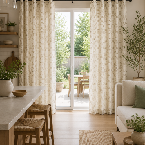 Canalasso Olive Curtain