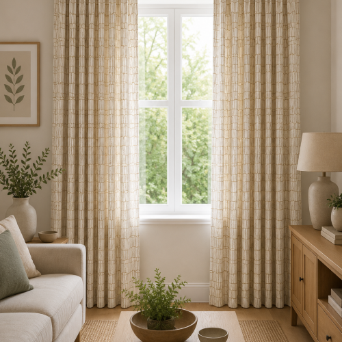 Canale Almond Curtain
