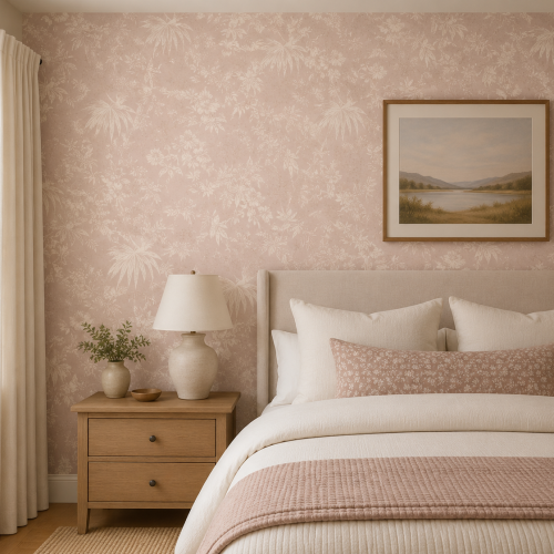 Chiya Wallcovering Wild Rose