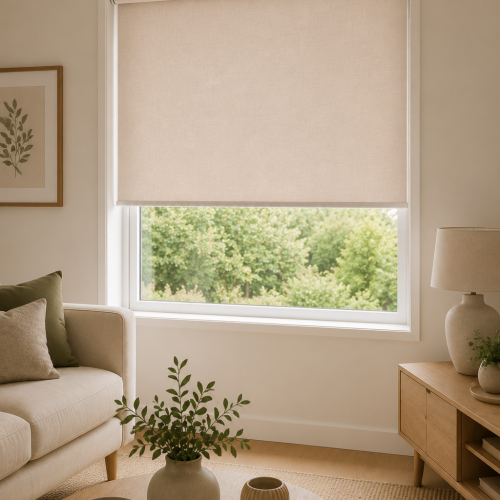 Columbus Ivory Roller Blind
