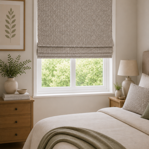 Daisy Twig Roman Blind