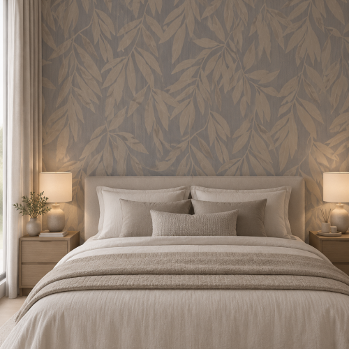 Delphie Wallcovering Ash