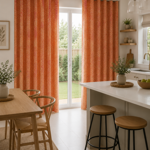 Delphini Cinnamon Curtain