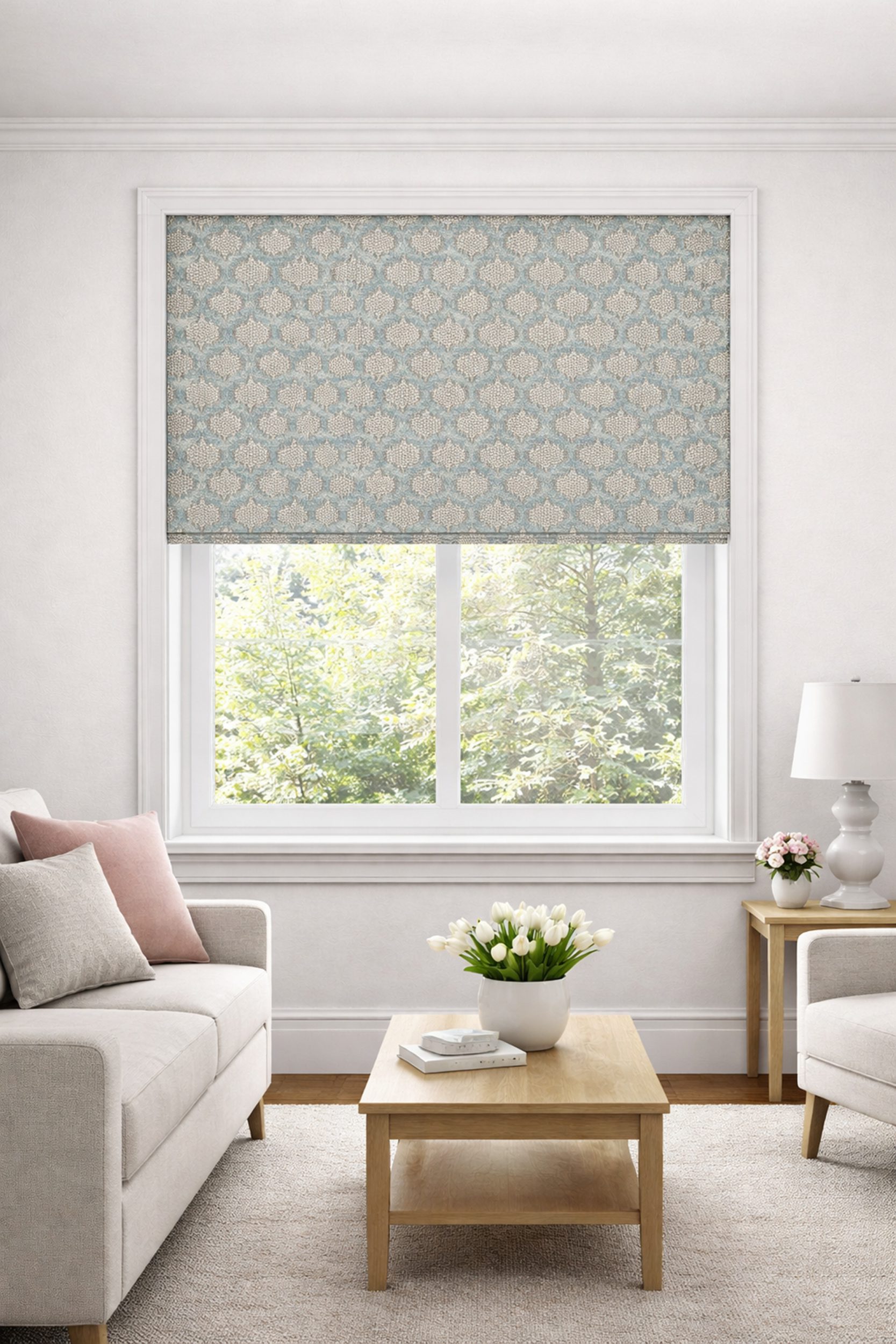 Dorset Teal Roller Blind