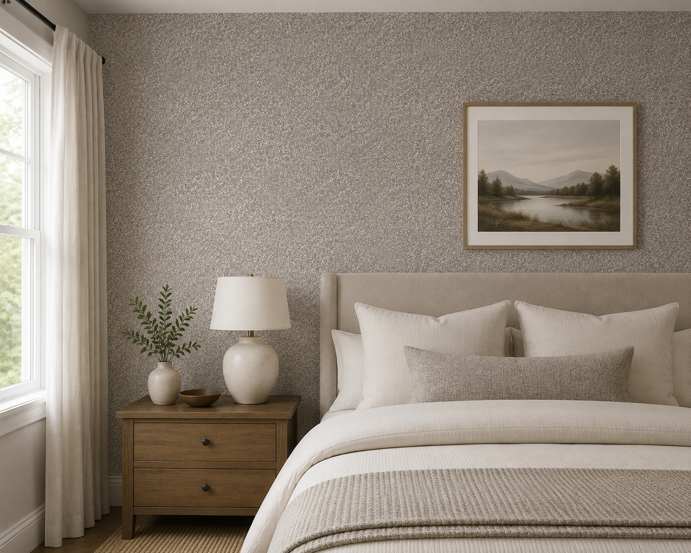 Dufrene Wallcovering Umber