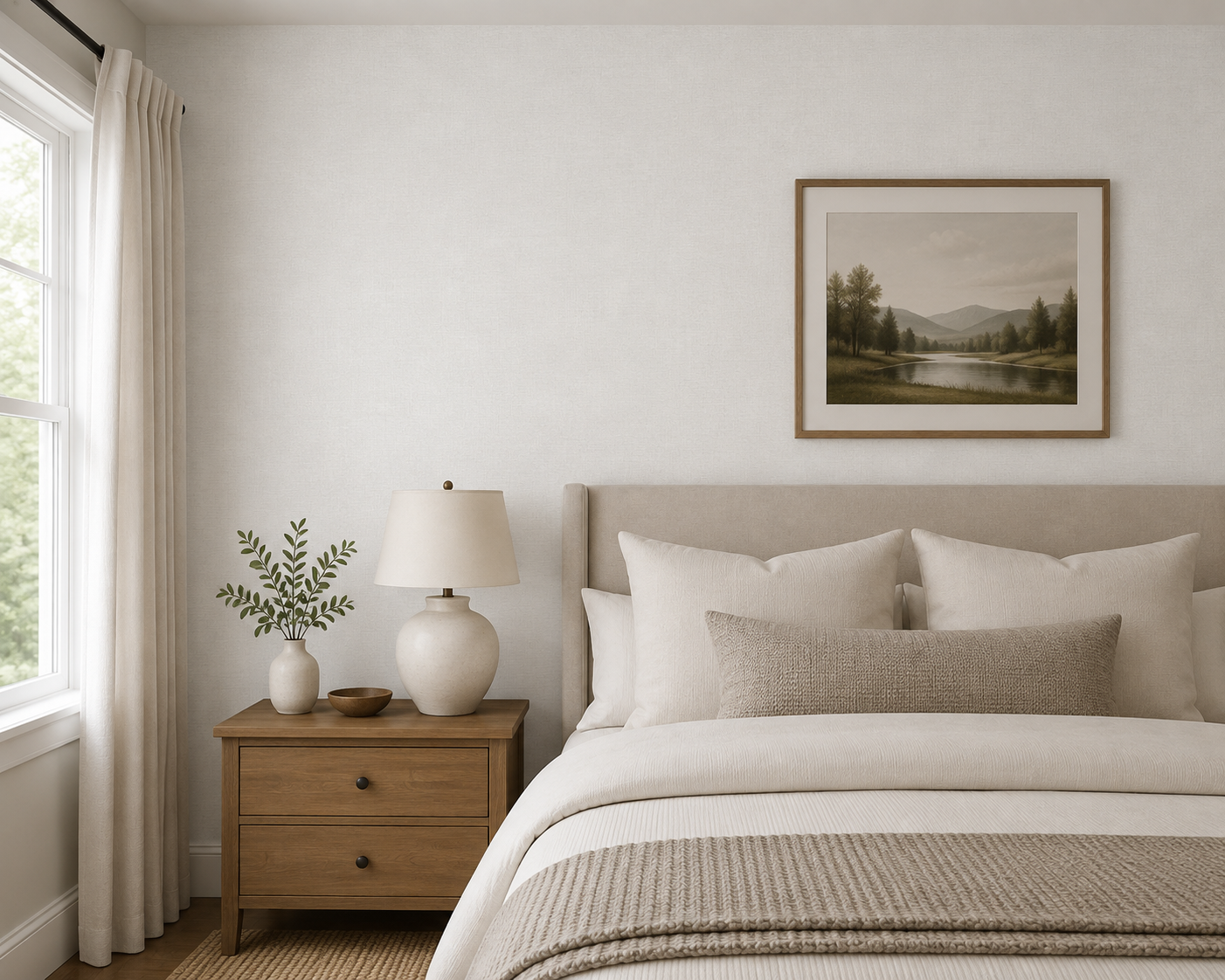 Elkin Wallcovering Egret