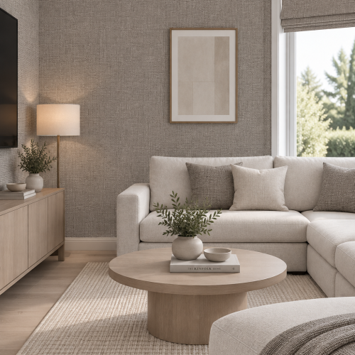 Ezri Wallcovering Gunmetal