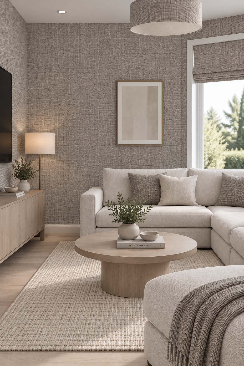 Ezri Wallcovering Gunmetal