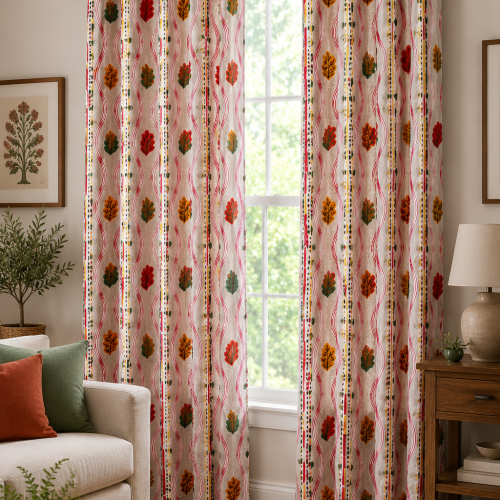 Falling Leaves Multi Curtain